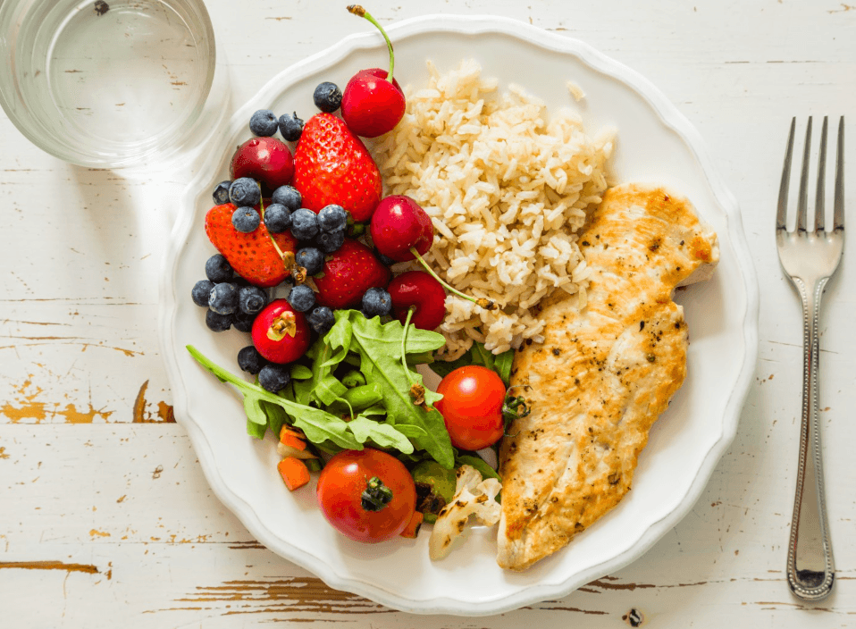 Portion Control: 🥗 The Plate Method